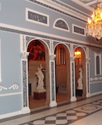 A view of the Gallery through the arches in Giac Dellaccios Banqueting Hall 